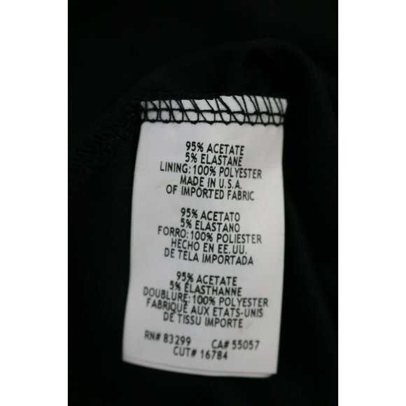 Jump Womens Dress Juniors Black Gold Glitter Party - Picture 11 of 12